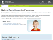 Tablet Screenshot of ndip.scottishdental.org